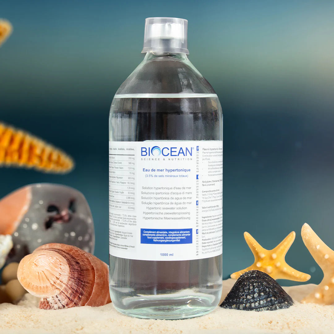 Plasma Marină Hypertonică - Energie, Hidratare și Nutriție Celulară, 1000 ml