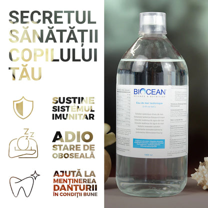 Plasmă Marină Izotonică - Energie, Hidratare și Nutriție Celulară, 1000 ml